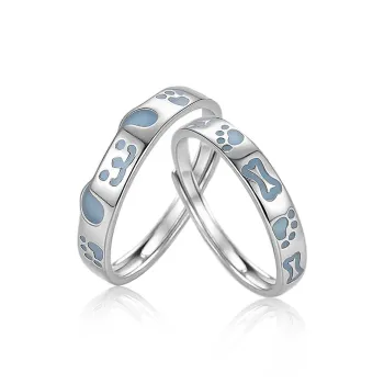 MAGICPOLE 999 Fine Silver Rings Unisex