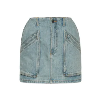 AMIRI Panelled Mini Denim Skirt