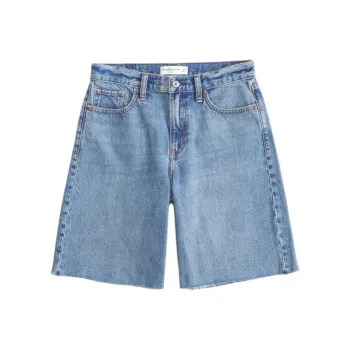 Abercrombie＆Fitch Denim Shorts Women's Dark Blue