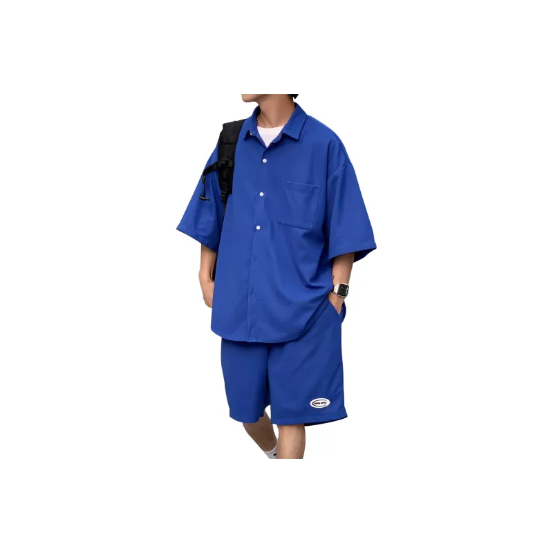 MARK WAFFLE Shirt Matching Set Unisex-0
