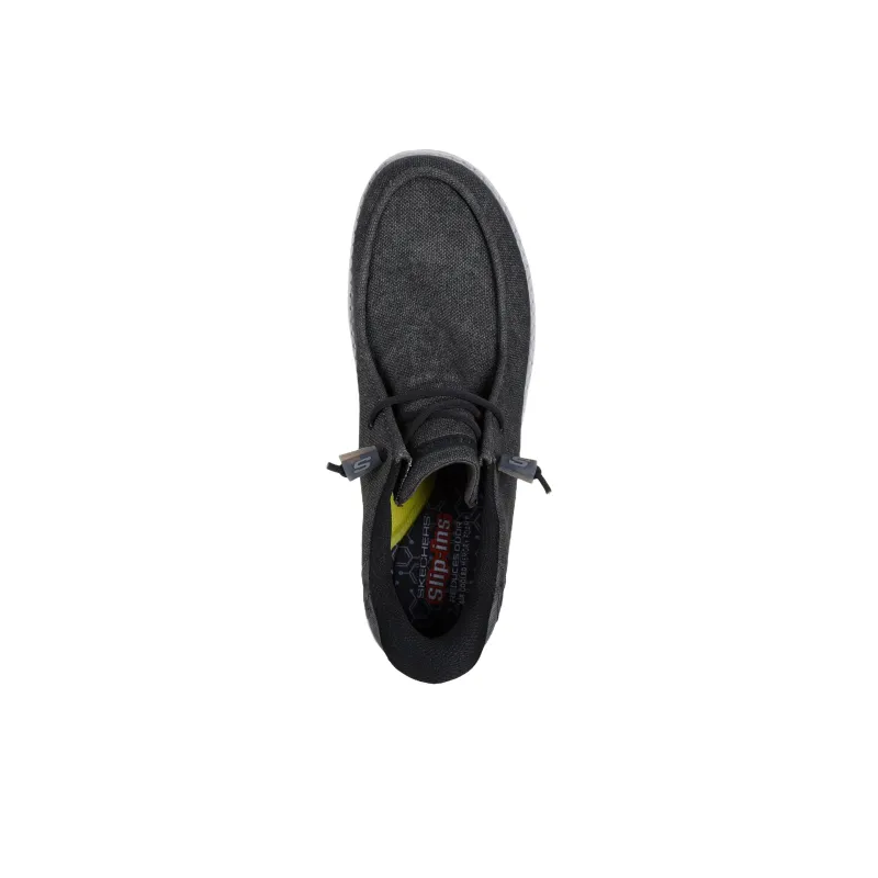 Skechers Melson Anti Slip Wear Resistant Low Top Casual Shoes Men's Black-3