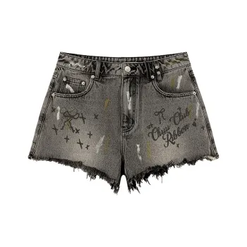 CHUU Denim Shorts Women's Dark Gray