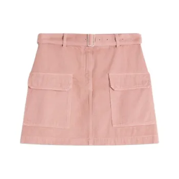 Maison Kitsune Belted Utility Mini Skirt