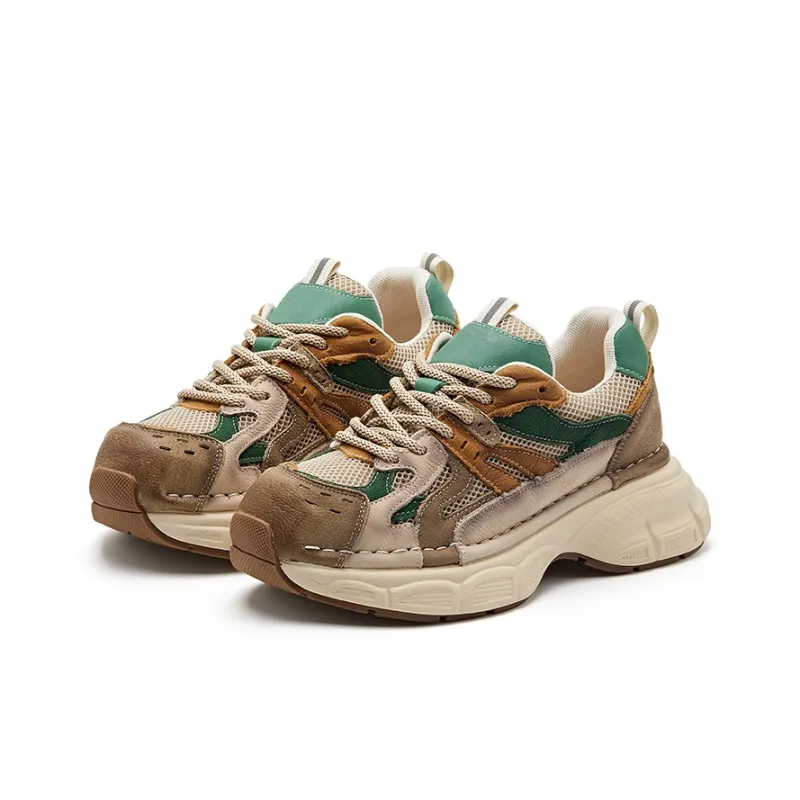 BURGELY Lightweight Low Top Chunky Sneakers Women's-7