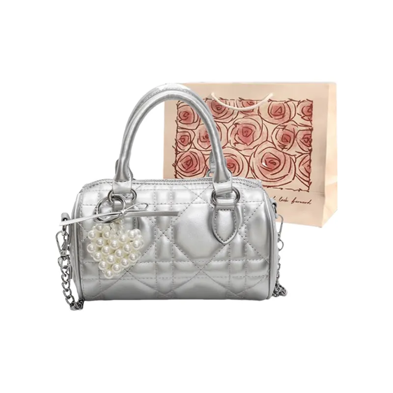 VERADONNA PU Boston Bag, Shoulder Bag, Crossbody Bag, Handbag Women's Multicolor-12