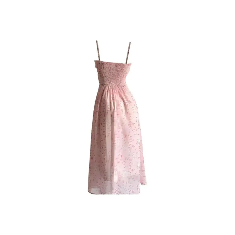 AFGGD Slip Dresses Women's Pink-5