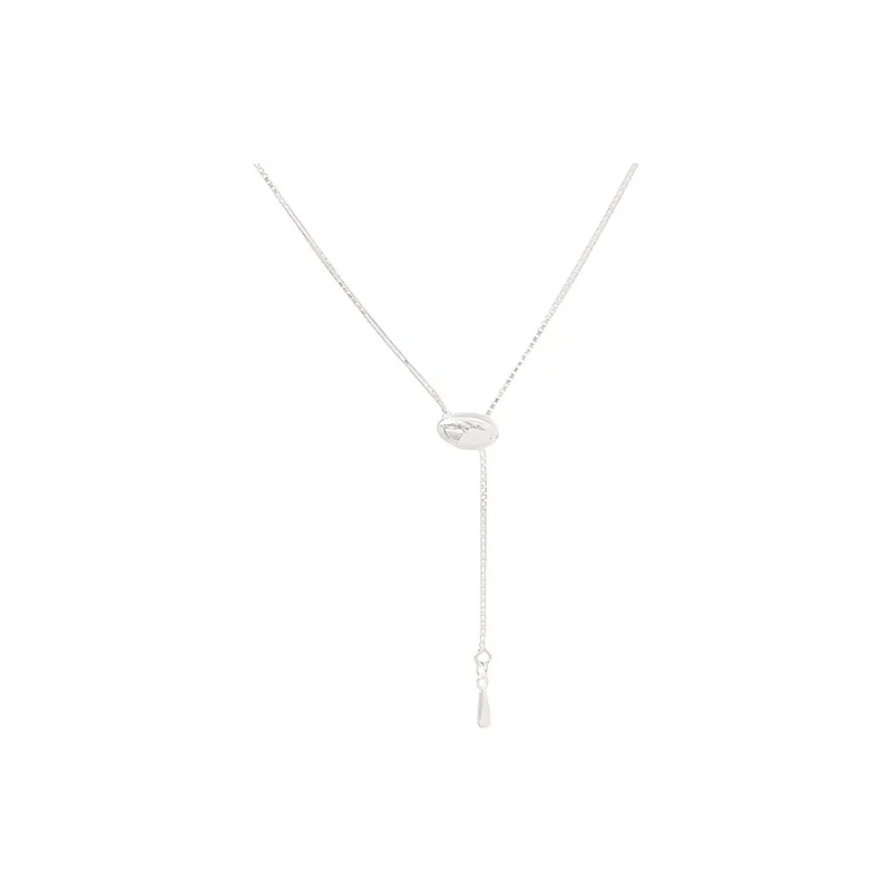 PUENTE 925 Sterling Silver Collarbone Chain Women's-0