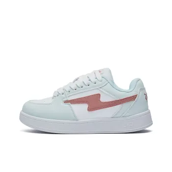VKOI 1999 Slip Resistant, Lightweight, And Breathable Low Top Skateboard Shoes Women's Beige Cyan