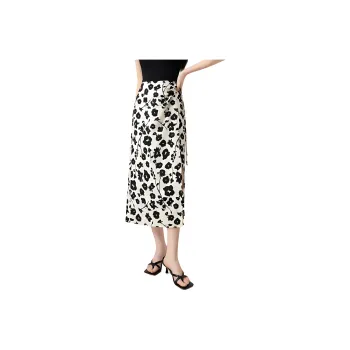 Like The Age Of Water Casual Long Skirt Women's Apricot
