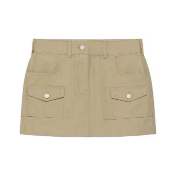 ARITZIA FW24 Sunday Best Kaya Skirt Cargo Short Skirts Women's Tan Khaki/Tawny