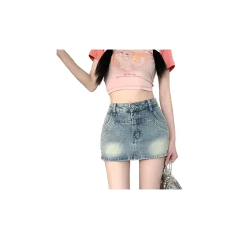 COVER TIME Denim Short Skirts Women's