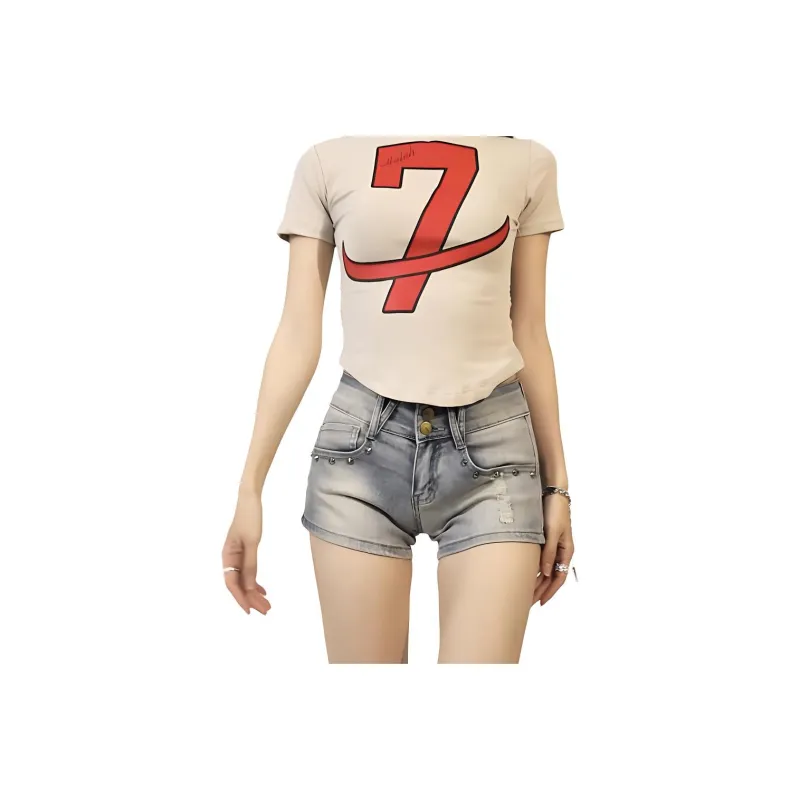 HELEH Denim Shorts Women's Blue-0