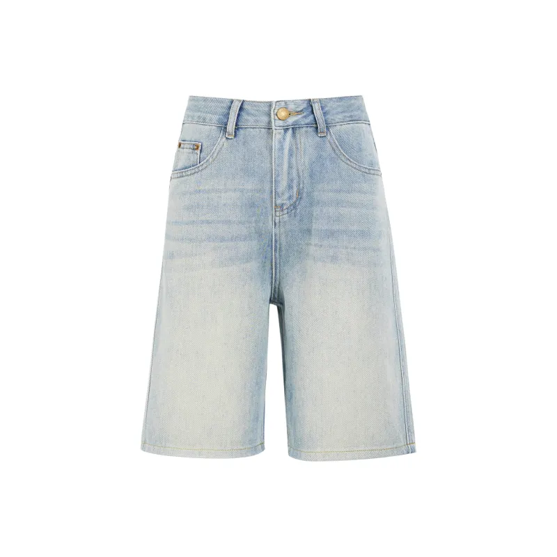 OROI Denim Shorts Women's Light Blue-0