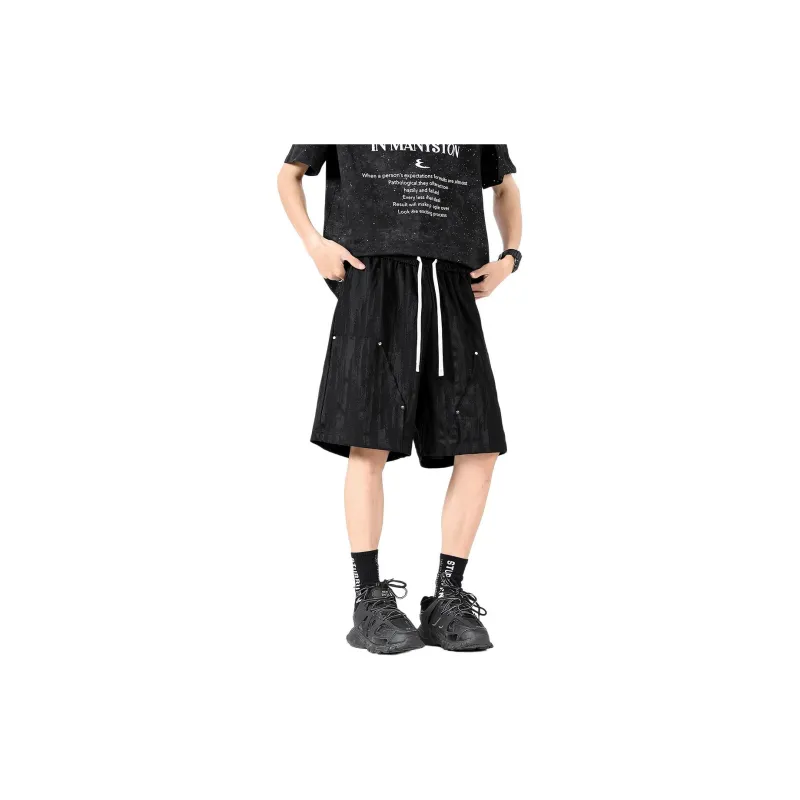 RASHOMONG Casual Shorts Unisex-0