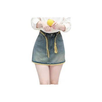 Wbwq Denim Short Skirts Women's