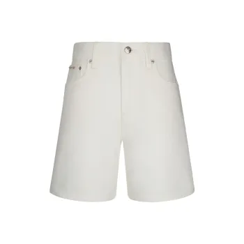 CALVIN KLEIN Denim Shorts Women's 5 DC Denim White