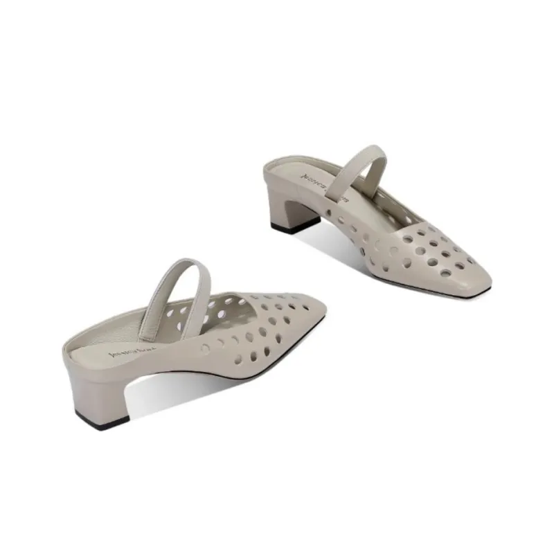 JESSICA SOPHIA Rubber Sole Abrasion Resistant Slip Resistant Closed Toe Slippers Women's-3