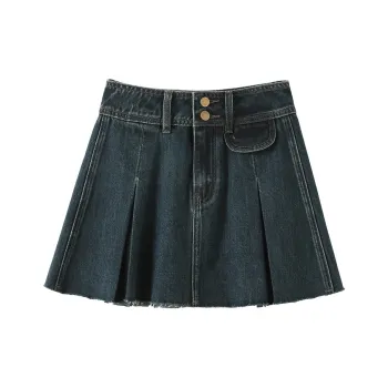 Miss Chipmunk Denim Short Skirts Women's Denim Blue
