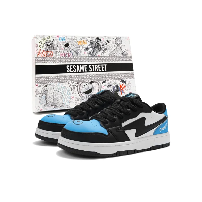 SESAME STREET Height Increasing Balance Abrasion Resistant Lightweight Slip Resistant Skateboard Shoes Unisex-0