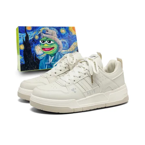 Pepe The Frog Low Top Skateboard Shoes Unisex
