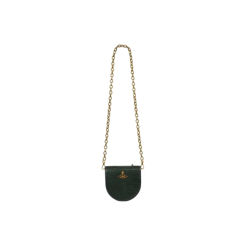 Vivienne Westwood Leather Crossbody Bag Women's Green-1