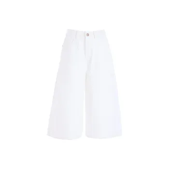 ZXZA Denim Shorts Women's White