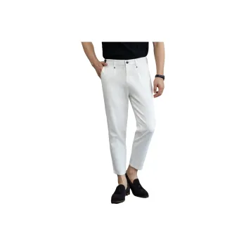 NDU Ankle Length Suit Trouser Men's White