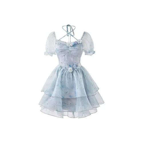 Mu Xiao Xin Short Sleeved Dress Women's