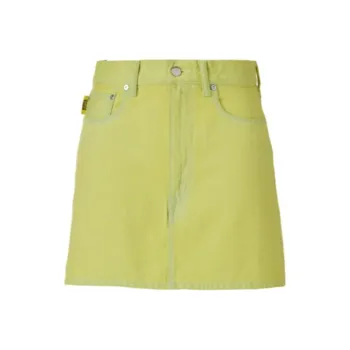 Onitsuka Tiger Denim Short Skirts Women's Yellow