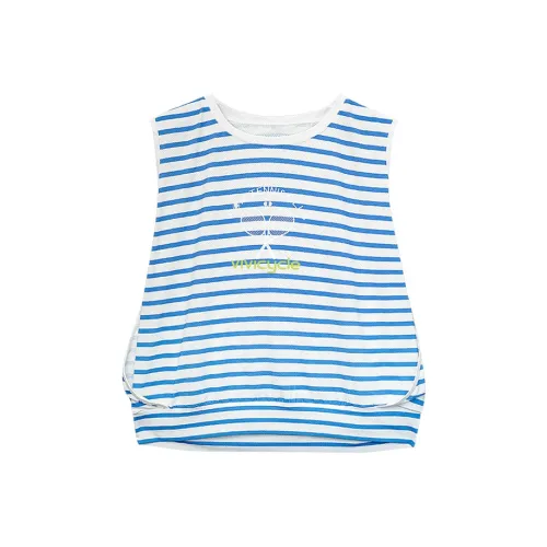 Pom Peche X VIVI CYCLE Sleeveless Sports Shirts Women's