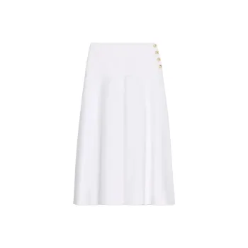 ZARA ZW Series Casual Long Skirt Women's White
