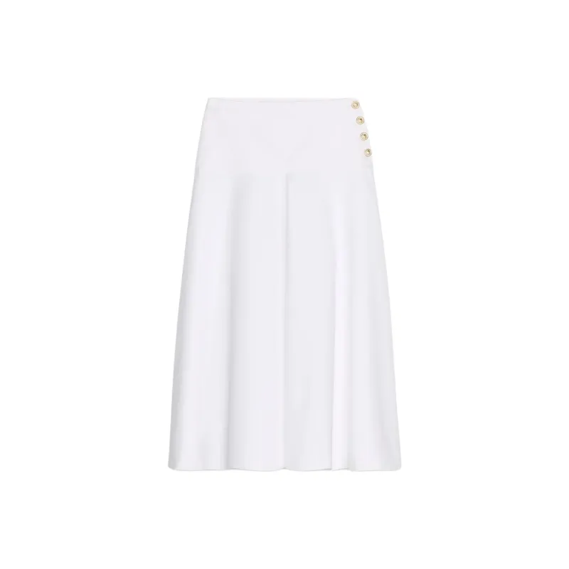 ZARA ZW Series Casual Long Skirt Women's White-0