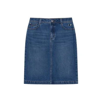 HAZZYS Denim Short Skirts Women's Blue