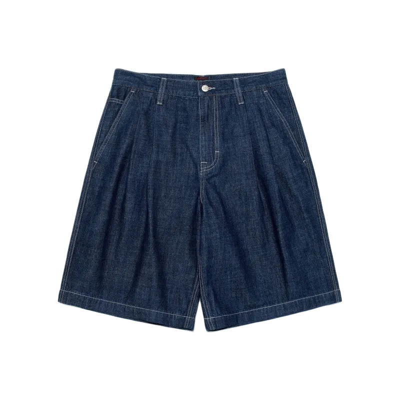 Lee Denim Shorts Women's Indigo Dark Color-0