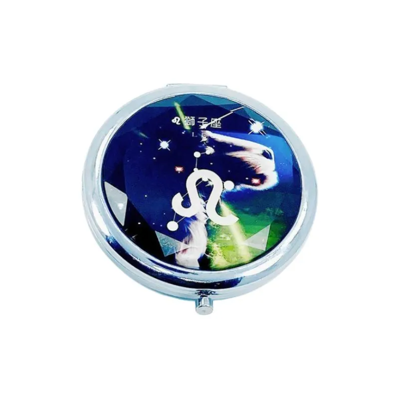 JIXUAN Twelve Constellation Double Sided Foldable Make Up Mirrors-6