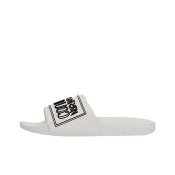 VERSACE JEANS COUTURE Slide Slippers Men's White