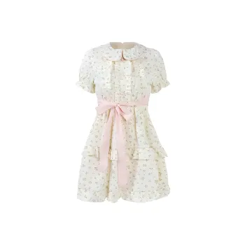 DOSOHEB Short Sleeved Dress Women's
