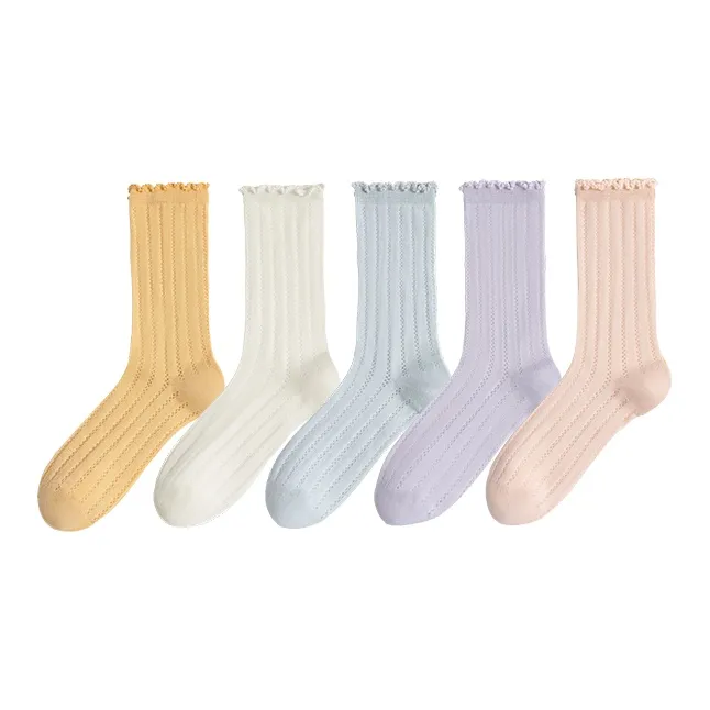 Lan Miao Mid Calf Socks Women's 5 Pack-48