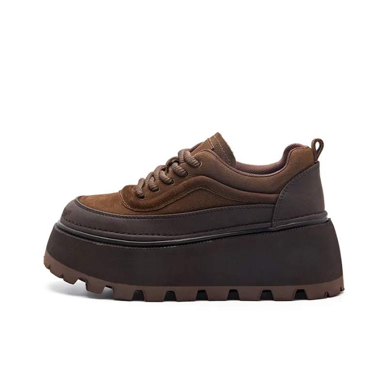 BURGELY Lightweight Height Increasing Low Top Casual Shoes Women's-15