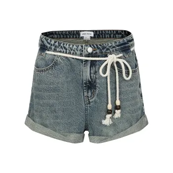 URBAN REVIVO Denim Shorts Women's Blue