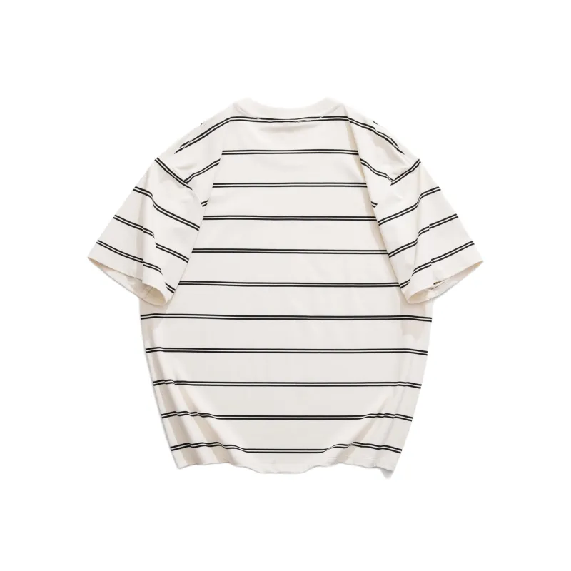 WOOD SOON Loose Fit Casual Hong Kong Chic Half Sleeve T Shirt Unisex-13
