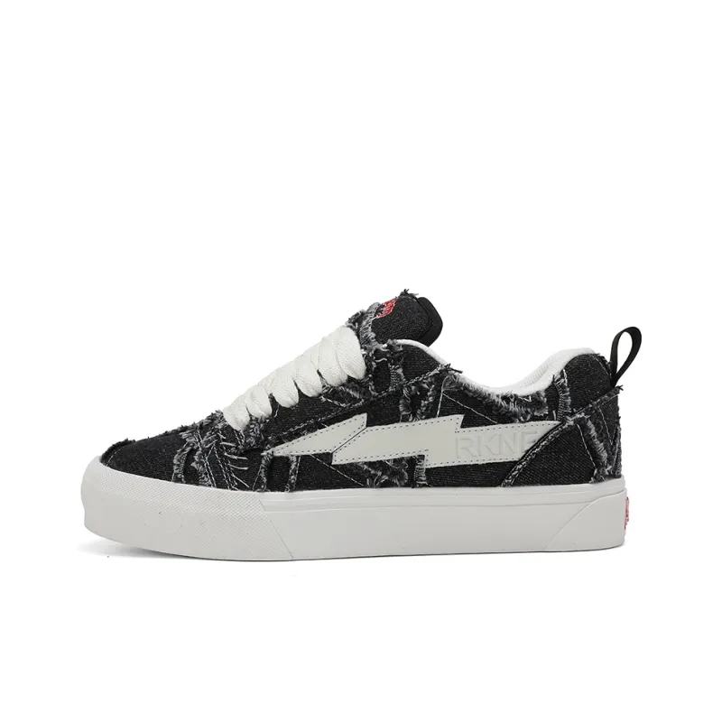 FZFA Anti Slip And Wear Resistant Height Increasing Low Top Classic Preppy Style Students Skateboard Shoes Unisex-25