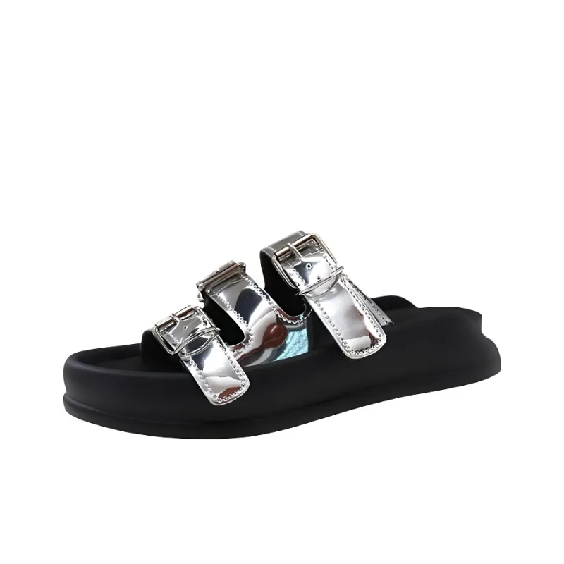 LXVB Rubber Sole Slip Resistant Slide Slippers Women's-6
