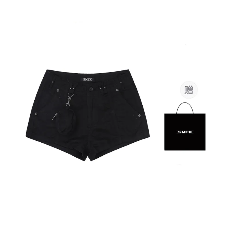 SMFK Cargo Shorts Women's Wilderness Black-0
