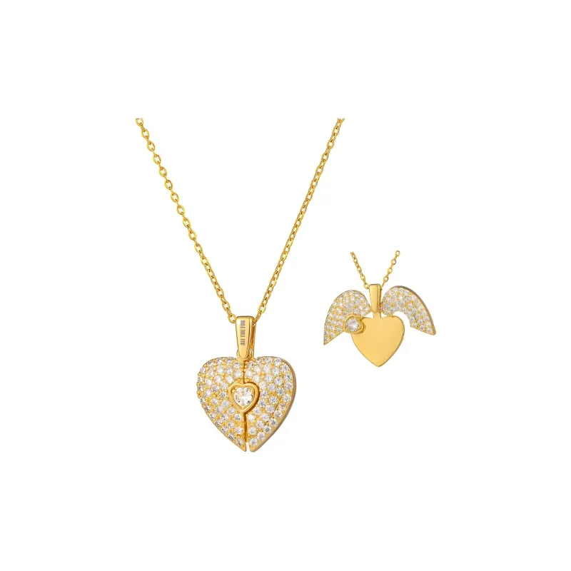 ALI THE FOX Titanium Steel Necklaces Women's-0