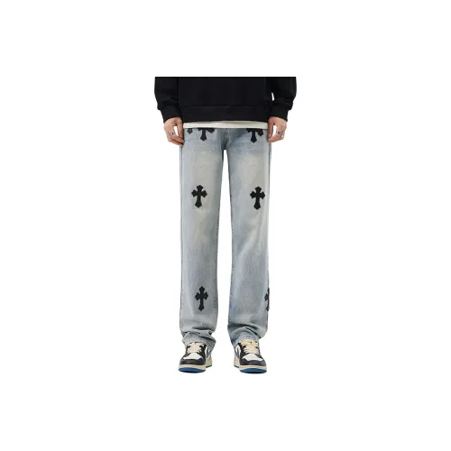 PANDA ADEVIL Jeans Men Vintage