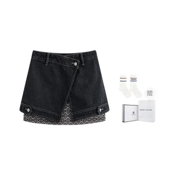 Charlie Luciano Denim Short Skirts Women's