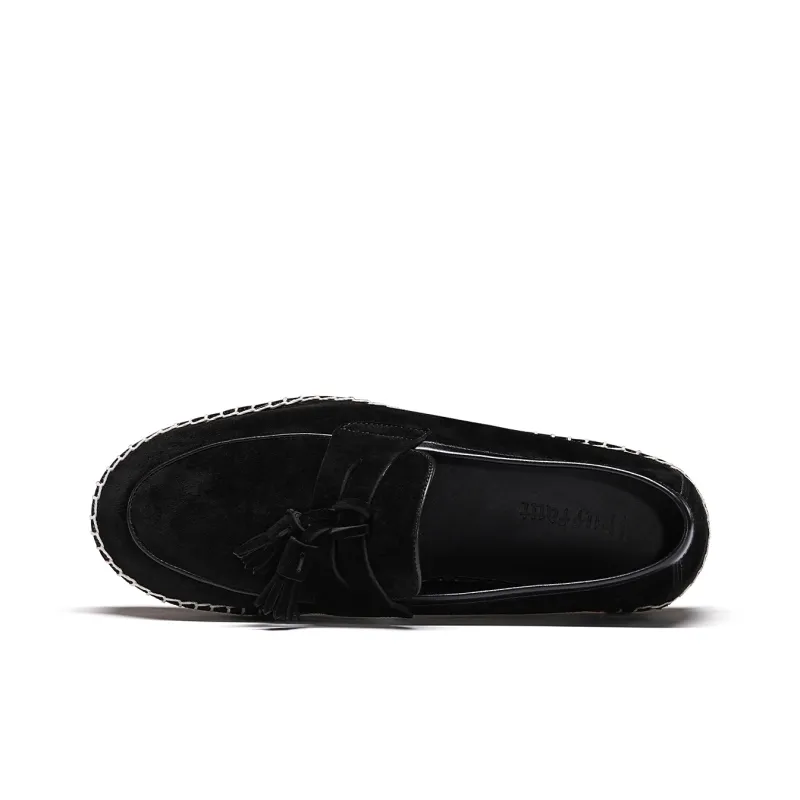 TRUFFAUT Light And Soft Jute Sole Fringe Espadrilles Casual Shoes Men's-10