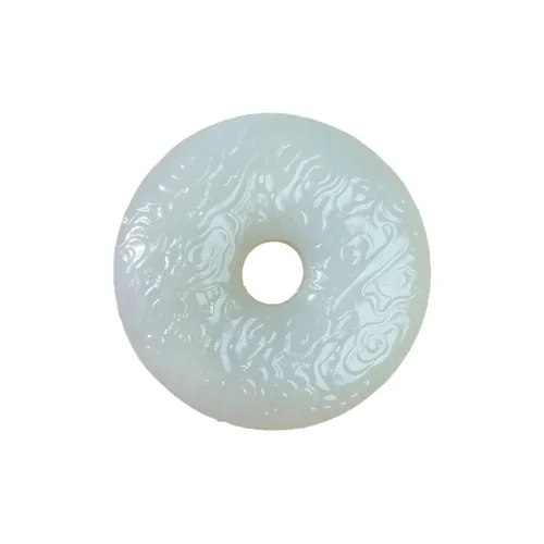 BUDOUXIAOAI Hetian Jade Pendants White Jade/Pale Greenish White Jade Men's