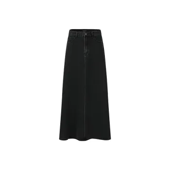 URBAN REVIVO Denim Short Skirts Women's Black